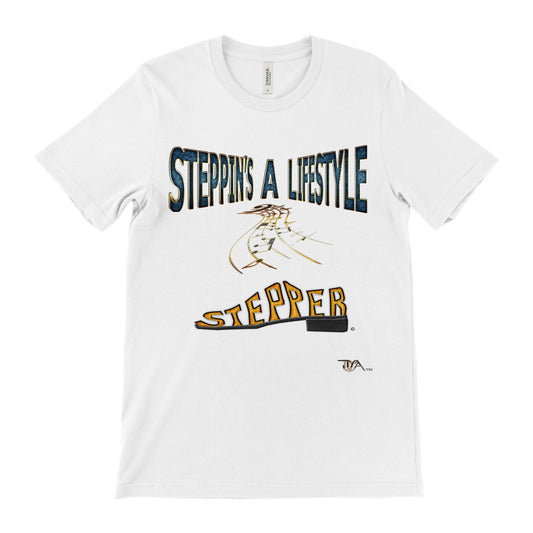 Stepper Lifestyle Gold & Blue  (White)