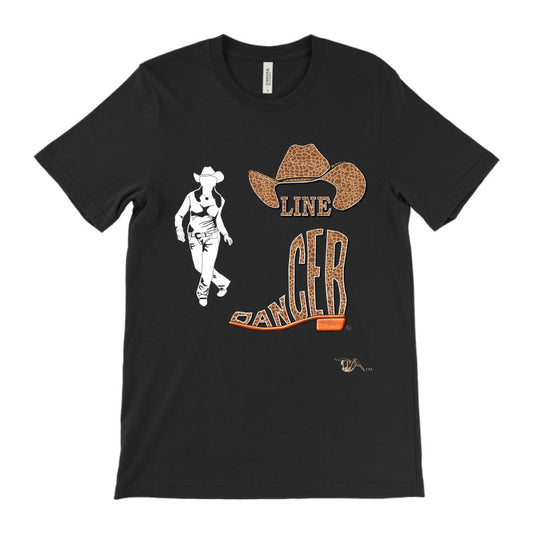 Line Dancer  Leopard  (Black)
