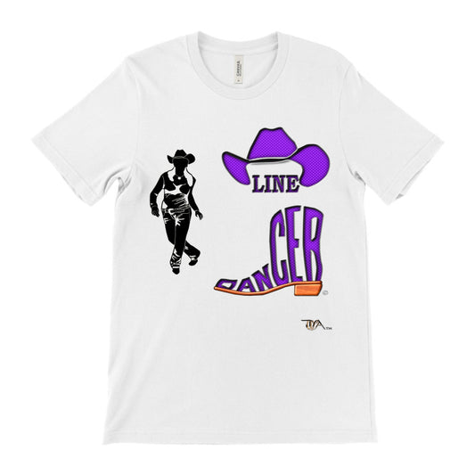 Line Dancer Purple  (White)