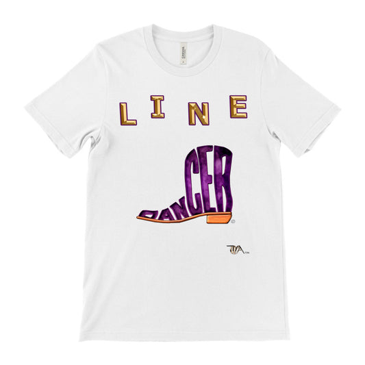 Line Dancer Purple  (White)