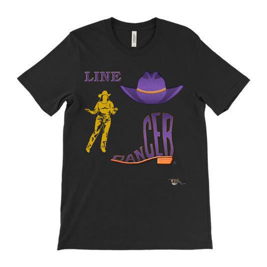 Line Dancer Purple  (Black)