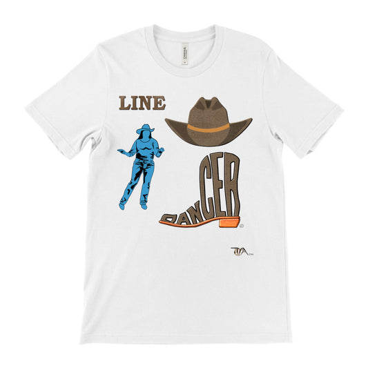 Line Dancer Brown  (White)