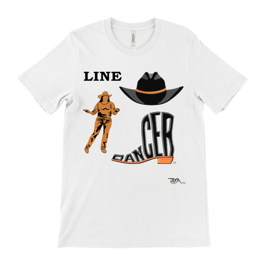 Line Dancer Black  (White)