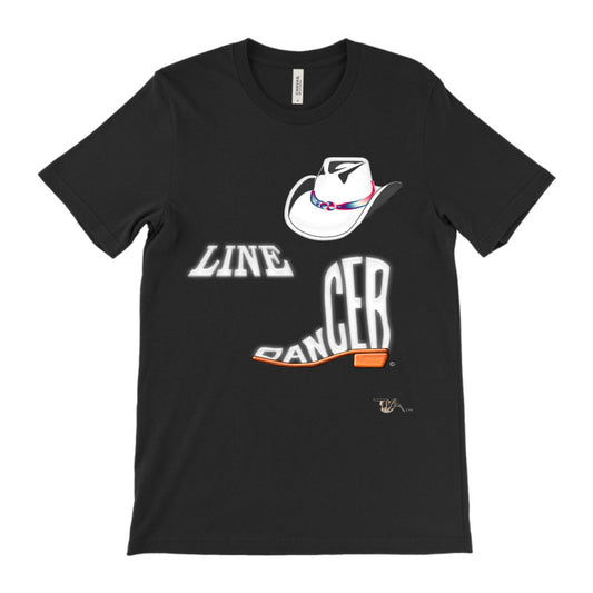 Line Dancer White  (Black)