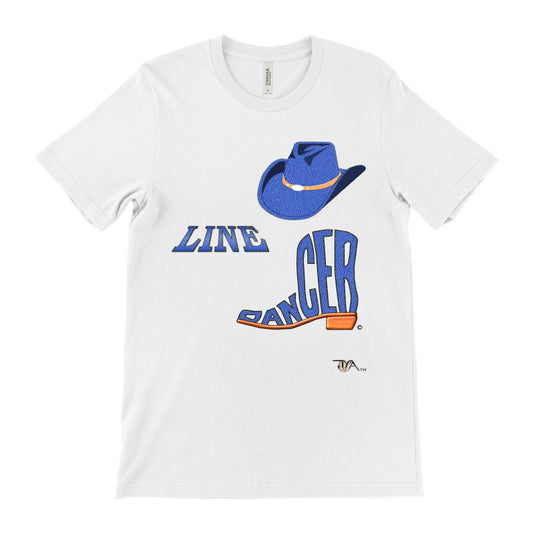 Line Dancer Blue  (White)