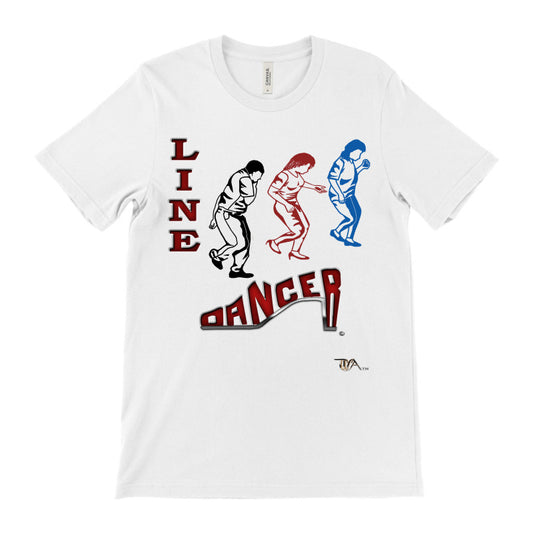 Line Dancer Red  (White)